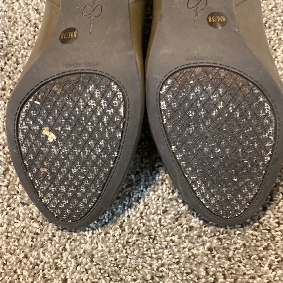 Jessica Simpson Green Ankle Booties with Chelsea Design - Picture 10 of 10